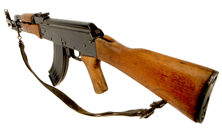 Deactivated AK47 Assault Rifle with Folding Bayonet (Type 56) .