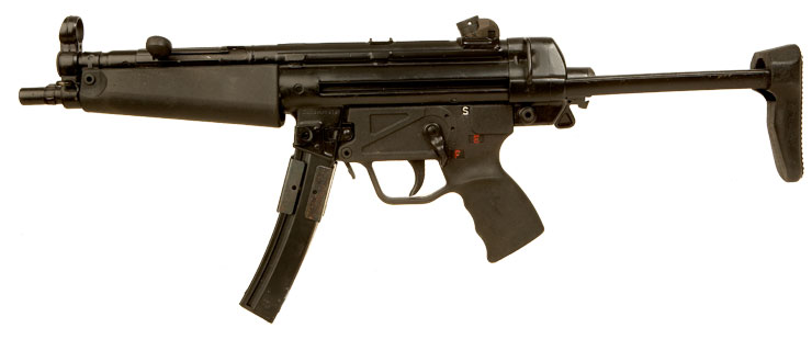 Deactivated Heckler & Koch MP5  9mm Submachine Gun.