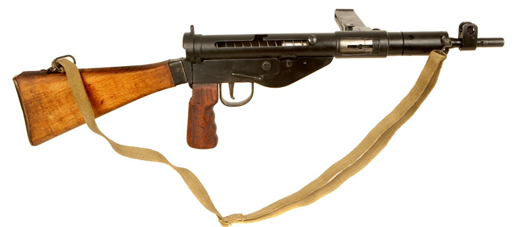 Deactivated Old Spec WWII Sten MKV (5) Submachine Gun