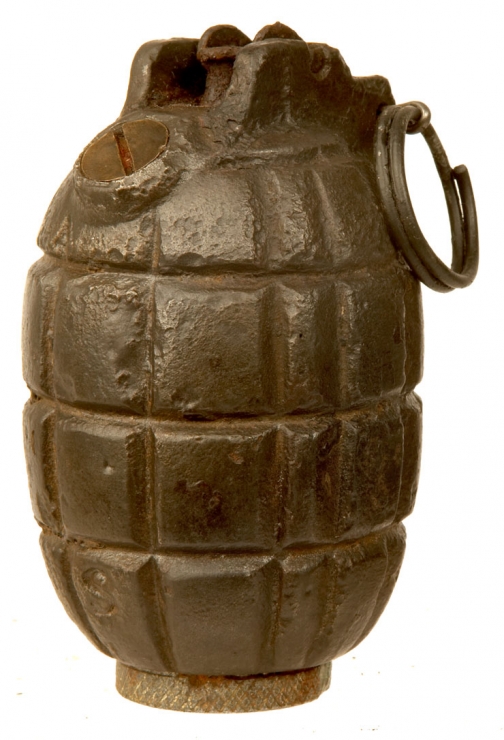 Inert WWI British No5 MKI Mills Grenade