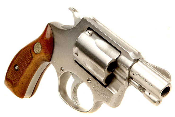 Deactivated Smith & Wesson Model 60 .38 Special Snub Nose Revolver.