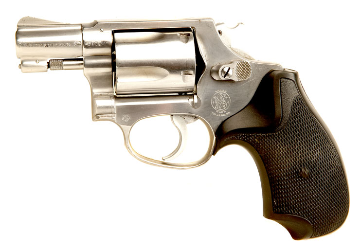 Deactivated Smith & Wesson Model 60, .38 Special Snub Nose Revolver.