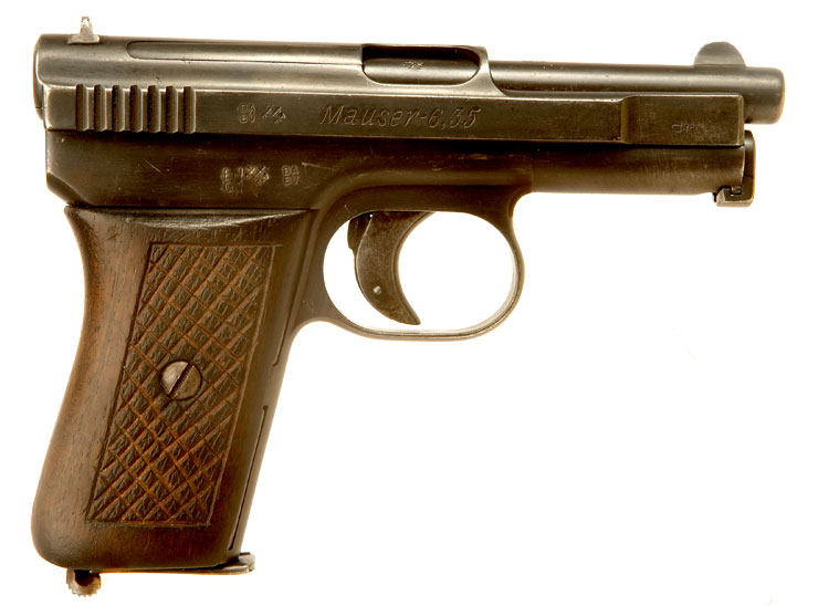 Deactivated Mauser Model 1910/14 Pistol