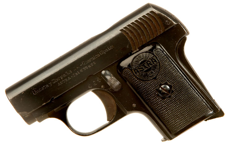 Deactivated Astra 6.35mm Vest/Pocket Pistol.