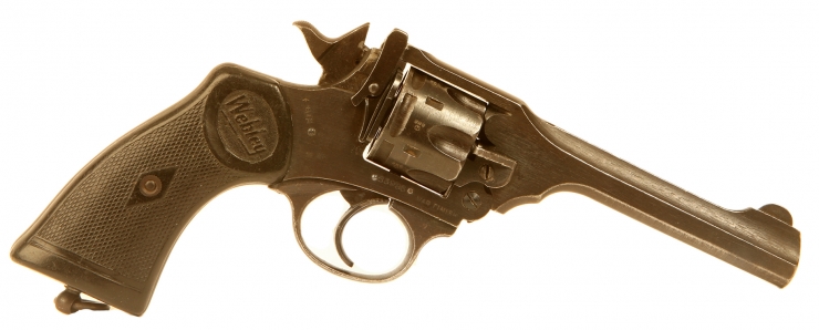 Deactivated WWII Webley & Scott MK4 .38 Revolver