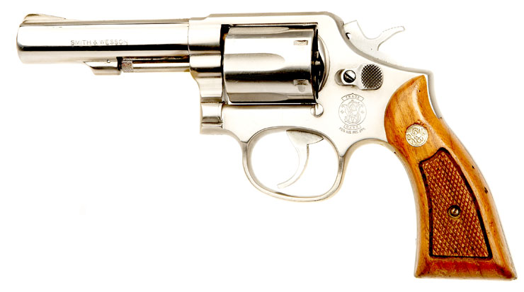 A superb Deactivated Smith & Wesson .357 Magnum Revolver Model 65 in stainless