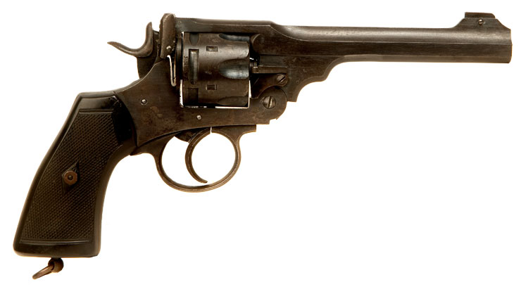 Deactivated First World War Webley MK6 revolver