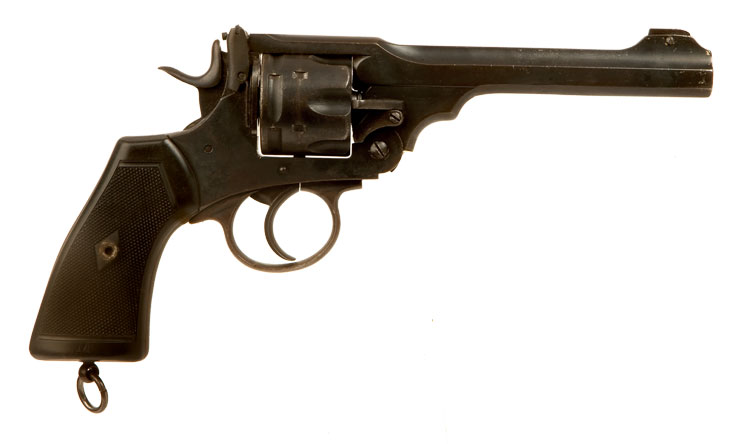 Deactivated WWI British Officers' Webley MK6 .455 Revolver