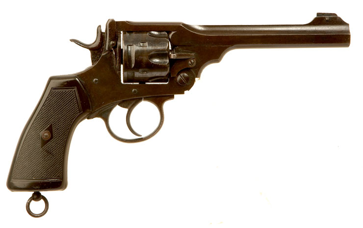Deactivated WWI British Officers Webley MK6 .455 Revolver