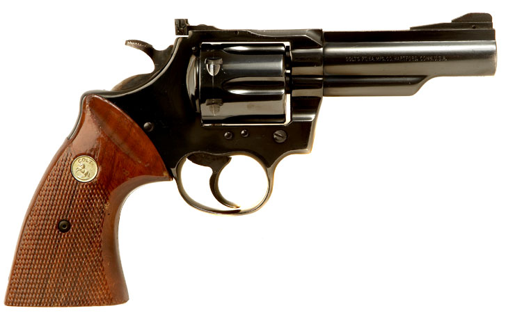 Deactivated Colt Trooper MKIII .357 Magnum Revolver. 