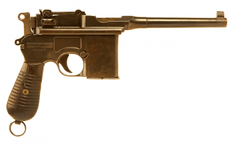 Deactivated WWII Mauser C96 - Schnellfeuer Pistol