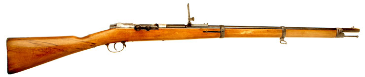 WWI Imperial German Army, Gewehr Model 1871/84 bolt action rifle, Regimentally Marked