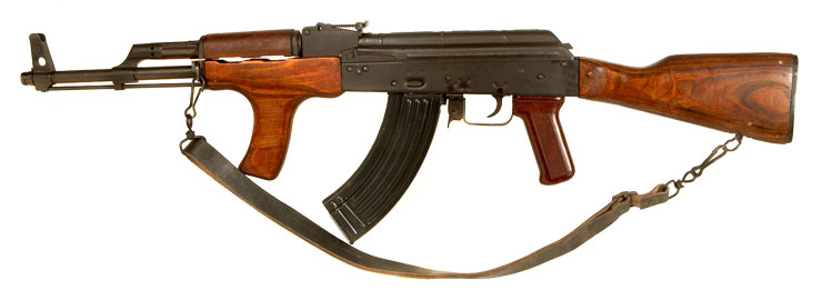 Deactivated Kalashnikov AK47 dated 1973 (Vietnam era) with matching numbers.