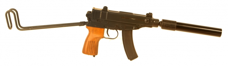 Deactivated Czech VZ61 Skorpian with Dummy Silencer and Accessories