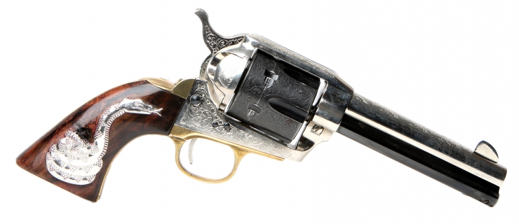 Adler Dakota Model 1873 blank firing revolver.