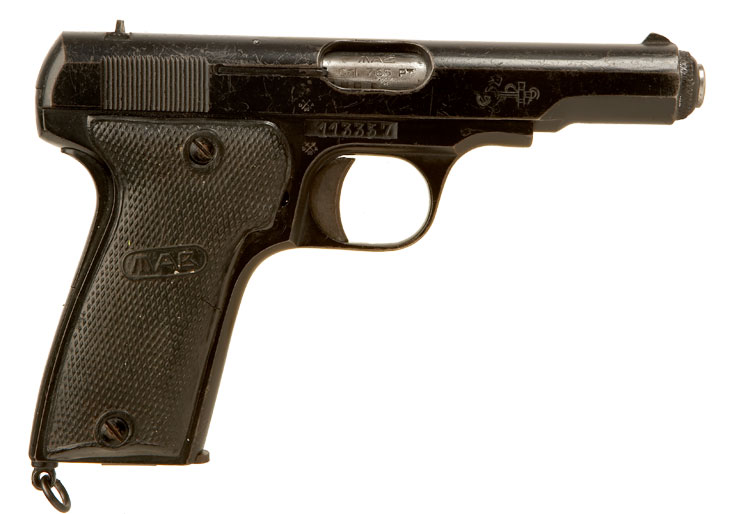 Deactivated WWII French MAB Model D Pistol
