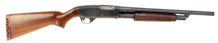 Deactivated US Stevens Model 77D Pump Action Shotgun - Vietnam Era
