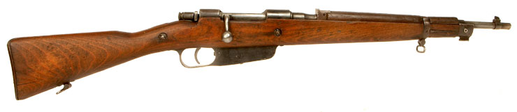 Deactivated WWII Itlain Carcano M1938/43 short rifle Chambered in German 7.92mm