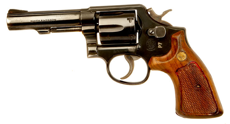 Deactivated Old Spec Smith & Wesson model 10-8 .38 Heavy Barrel Revolver
