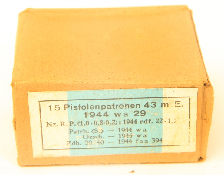 Inert Boxed WWII German MP44 Rounds