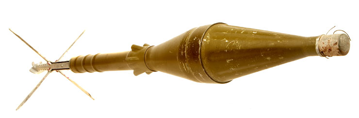 Inert RPG7 (Rocket Propelled Grenade) 40mm Rocket or Projectile
