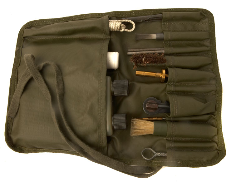 British military SA80 Cleaning Kit in canvas pouch