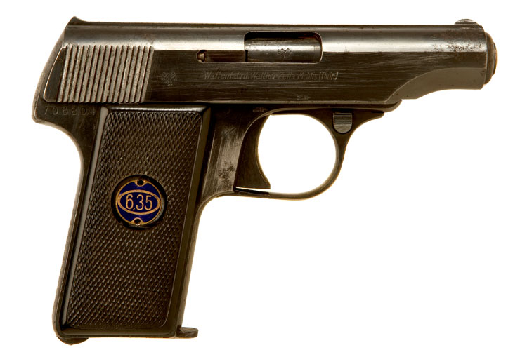 Deactivated Walther Model 8 Pistol.