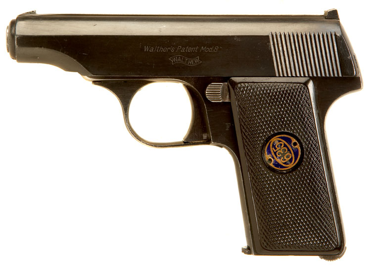 Deactivated Early Production Walther Model 8 Pistol First Variant