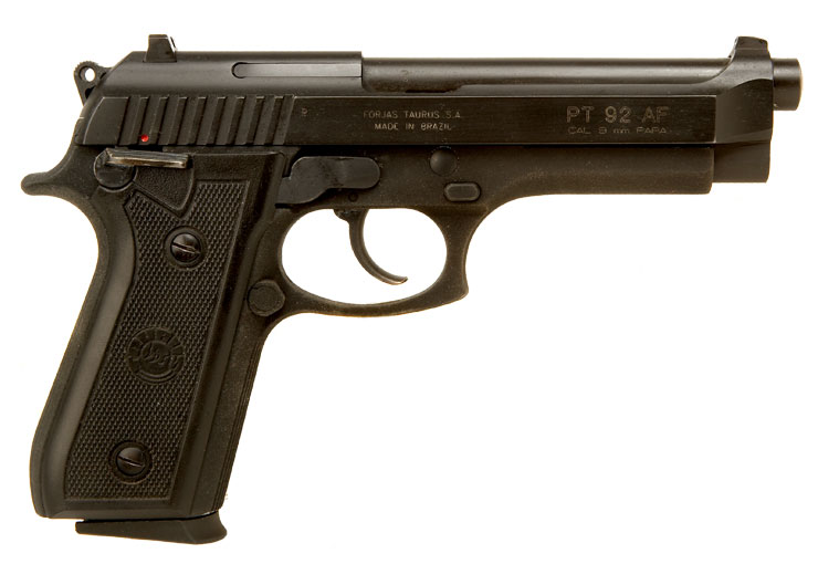 Deactivated Taurus Model PT 92 AF 9mm Pistol