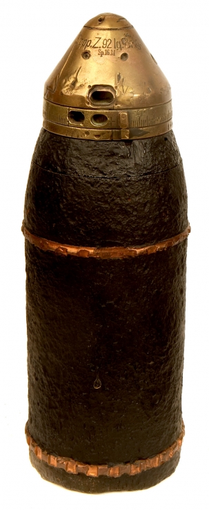 Inert WW1 German Dopp.Z.92.lg Brlg Fuse with Projectile
