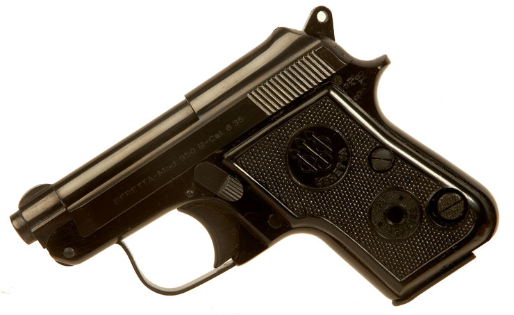 Due in Soon Deactivated Beretta model 950B semi automatic pistol