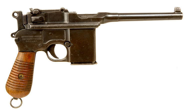 Deactivated Mauser Schnellfeuer Pistol.