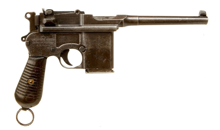 Deactivated Mauser Schnelleuer Pistol