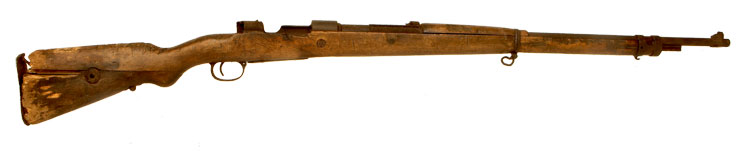 Deactivated First World War battlefield recovered German Gew98 rifle