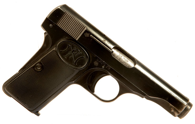 Deactivated FN Browning Model 1910 pistol chambered in 9mm (.380)