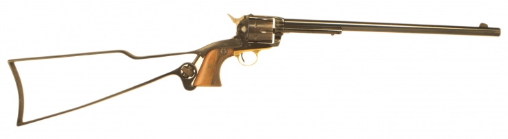 Herbert Schmidt, Model 121 Buntline Special 9mm blank firing revolver.