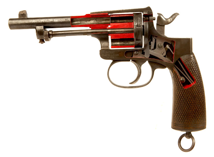 An Extremely RARE WWI Sectionalised Rast & Gasser M1898 Revolver