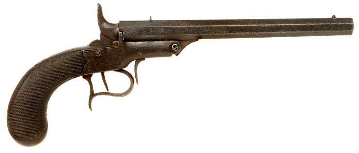 Deactivated Victorian .22 Single Shot Antique Pistol