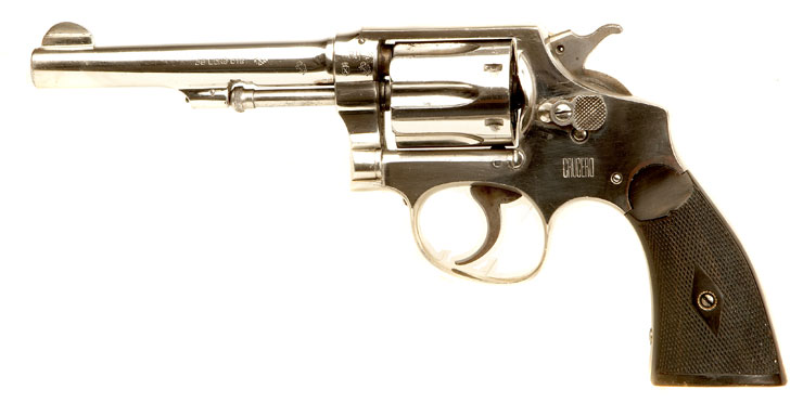 Deactivated Plated Crucero .38 Revolver