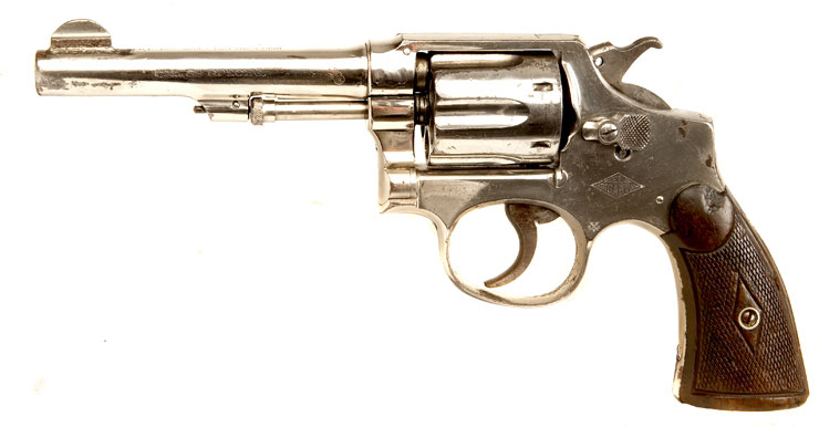 Deactivated Old Spec Spanish El Gigante .38 Special Plated Revolver