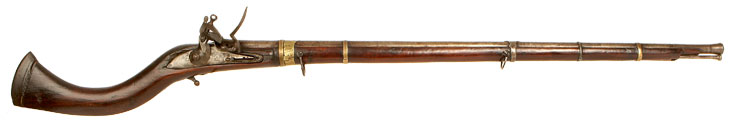 Antique Jezail Flintlock musket.