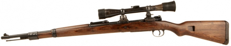Deactivated WWII German K98 Sniper Rifle
