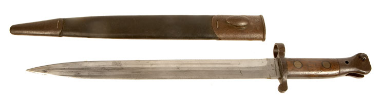 Boer War era Long Lee/Metford Rifle, Pattern 1888 MKII Bayonet & Scabbard