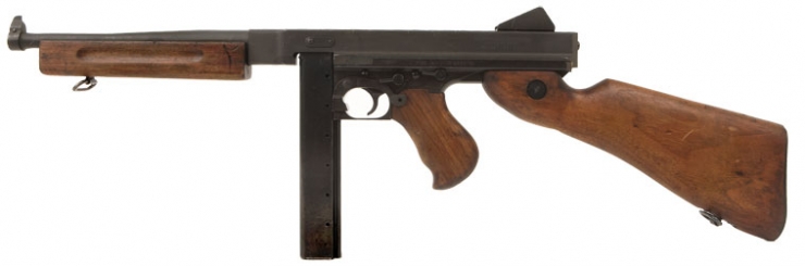 Deactivated WWII Thompson M1A1 Submachine Gun