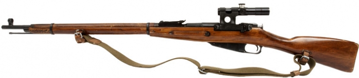 1942 Dated WWII Nagant Sniper Rifle. F.A.C