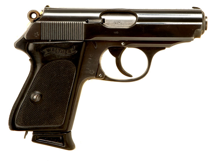 Deactivated Pre Second World War issued Nazi Walther PPK (Polizei Pistole Kriminal)