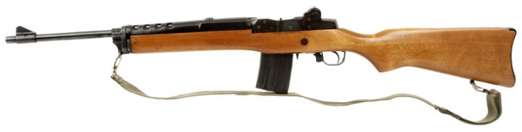 Deactivated Ruger Mini-14 Ranch Rifle with Wooden stock