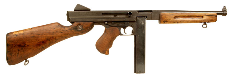 Deactivated OLD SPEC WWII Thompson M1A1 Submachine Gun