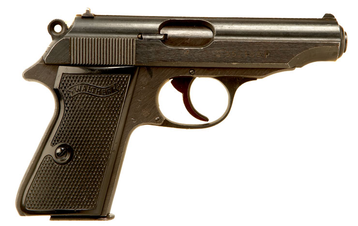 Deactivated WWII Military Marked Nazi Walther PP Pistol