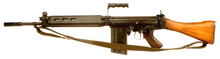 Deactivated FAL FN British Military Marked